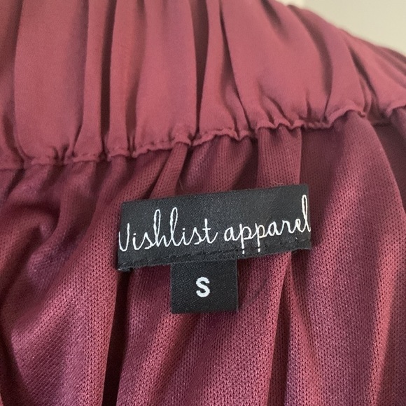 Wishlist apparel Elastic Neckline Top - Mulberry - Picture 11 of 14